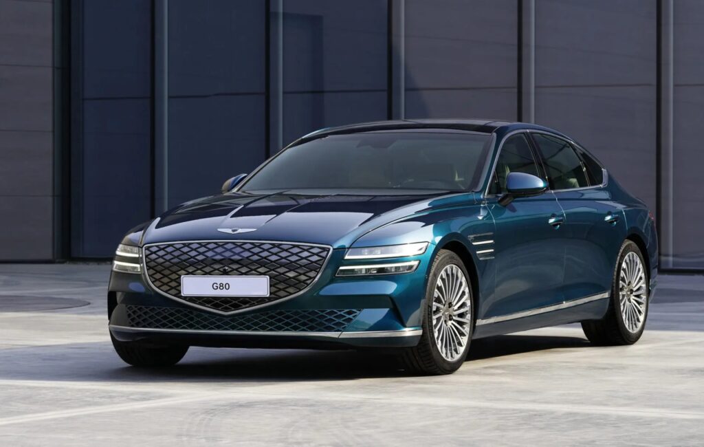 Genesis G80 Electrified Electric Cars Technical Specification-Full_electric-Genesis G80 Electrified Electric Exterior EV_Database Battery Real_Range Charging Demensions Weight Gallery