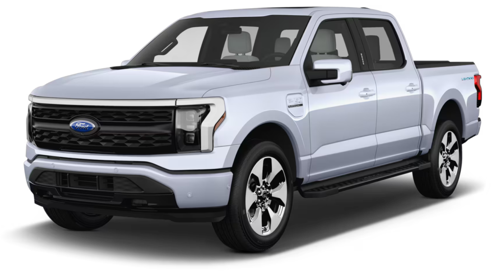 Ford F-150 Lightning Electric Pickup Truck Technical Specification-Full_electric-Ford F-150 Lightning Electric Exterior EV_Database Battery Real_Range Charging Demensions Weight Gallery