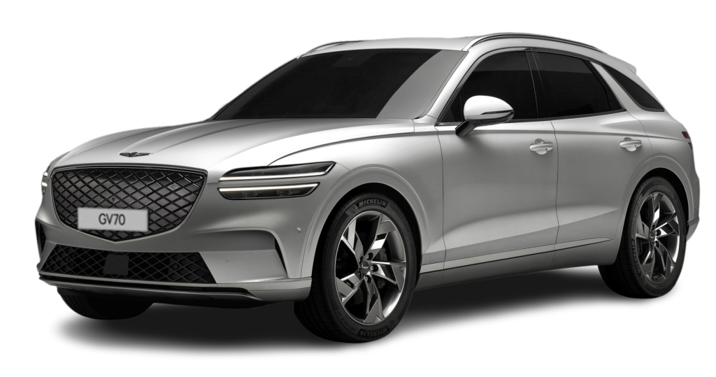 Genesis GV70 Electrified Electric Car Technical Specification Full-electric Genesis GV70 Electrified Electric Interior Exterior EV-Database Battery Real_Range Charging Dimensions Weight Gallery