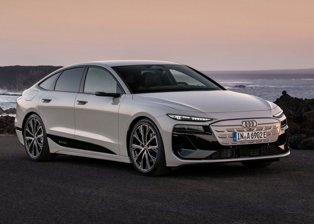 Audi A6 Sportback e-tron 2024 Electric Cars Technical Specification-Full_electric Audi A6 Sportback e-tron 2024 Electric Exterior EV_Database Battery Real_Range Charging Dimensions Weight Gallery