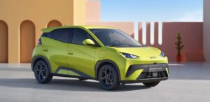 BYD Dolphin Surf Seagull Electric Cars Technical Specs Full-electric BYD Dolphin Surf Seagull Electric Exterior EV_Database Battery Real-Range Charging Dimensions Weight Gallery