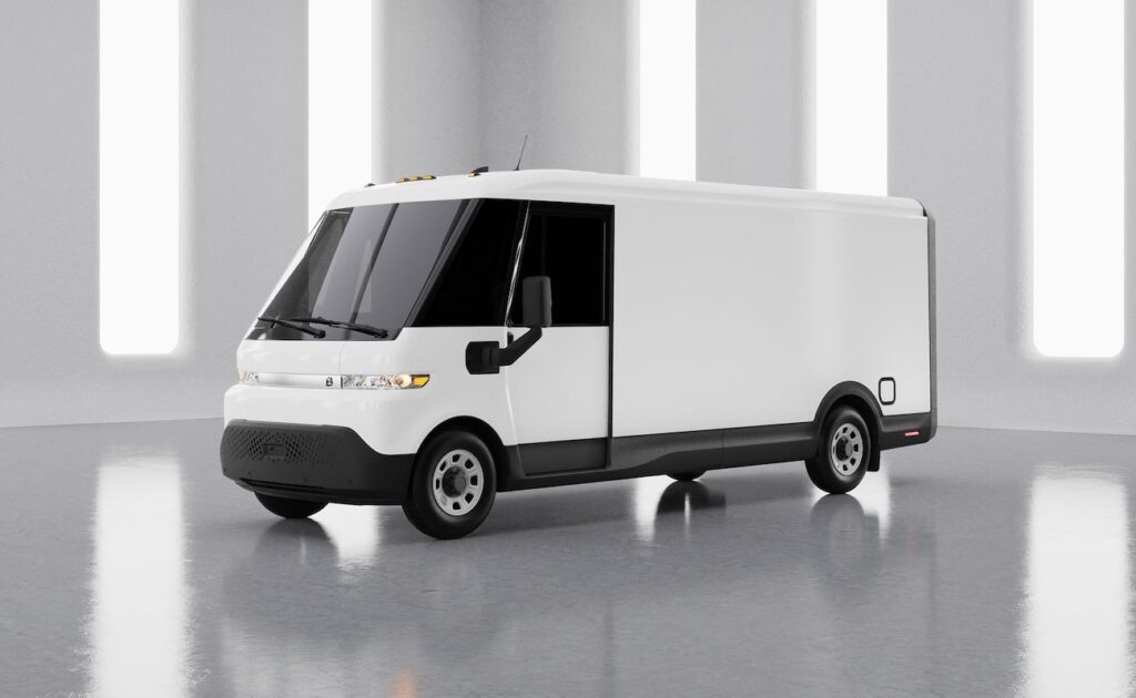 Chevrolet BrightDrob Zevo 600 Electric Cargo Panel Van Technical Specification Full Electric Cargo Panel Van Exterior EV Database Battery Real_Range Charging Dimensions Weight Gallery