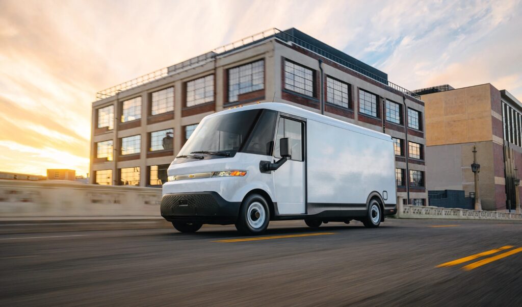 Chevrolet BrightDrob Zevo 600 Electric Cargo Panel Van Technical Specification Full Electric Cargo Panel Van Exterior EV Database Battery Real_Range Charging Dimensions Weight Gallery