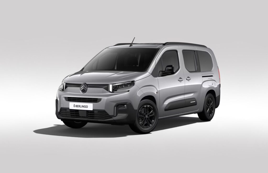 Citroen e-Berlingo Max XL Electric Small Van Technical Specification Full Electric Van Exterior Interior EV Database Battery Real_Range Charging Dimensions Weight Gallery
