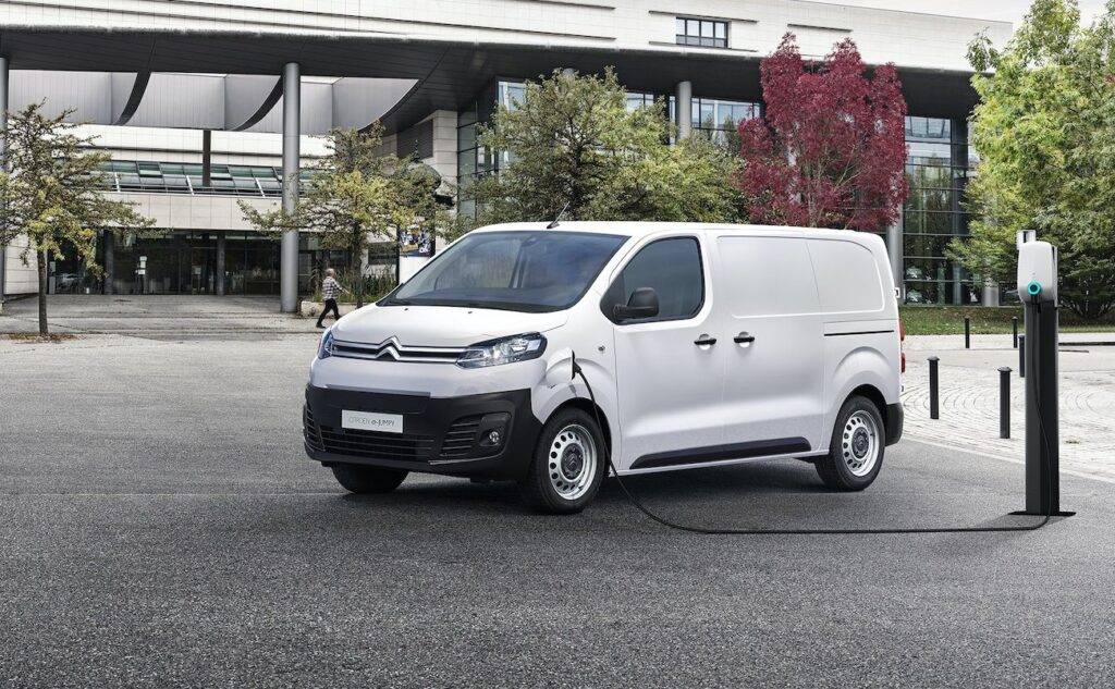 Citroen e-Jumpy Van 2020 Electric Cargo Van Technical Specification Battery Electric Delivery Van Exterior Interior EV-Database Battery Real_Range Charging Dimensions Weight Gallery