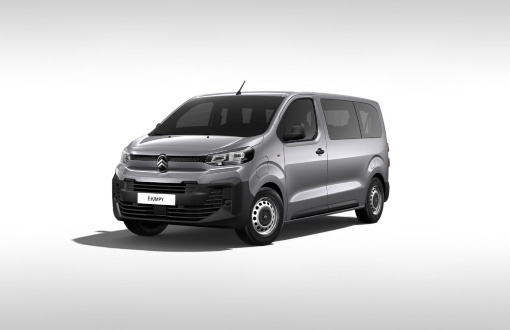 Citroen e-Jumpy Combi M 2024 Electric Van Technical Specification Battery Electric Passenger Van Exterior Interior EV-Database Battery Real_Range Charging Dimensions Weight Gallery