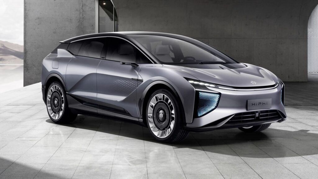 Hiphi X Electric Car Technical Specs Full-electric Exterior Interior Power Battery Real-Range Charging Dimensions Gallery VoltSpotter.com EV_Database