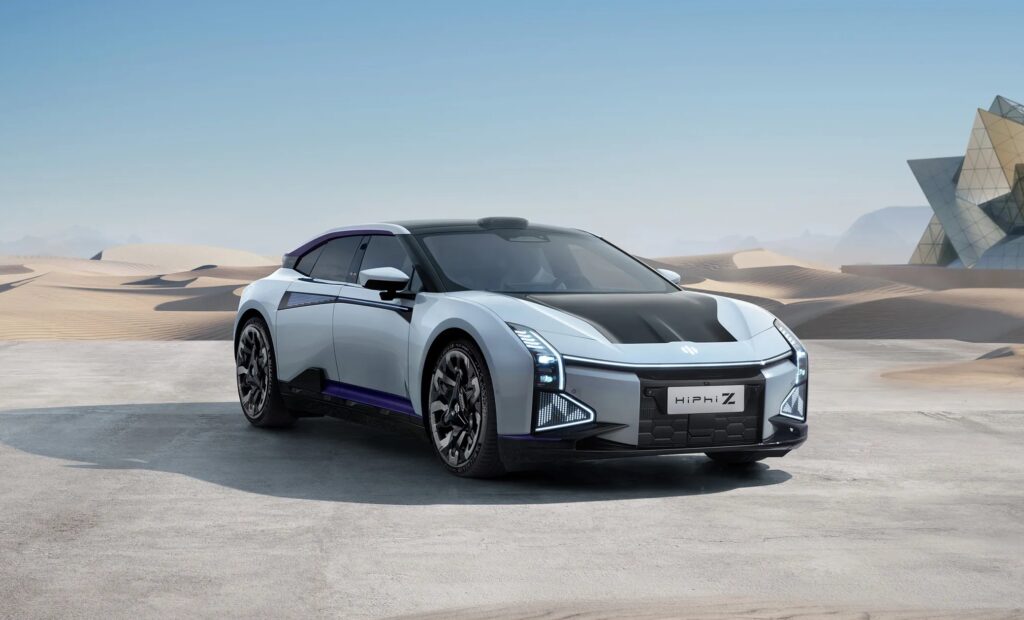 Hiphi Z Electric Car Technical Specs Full-electric Exterior Interior Power Battery Real-Range Charging Dimensions Gallery VoltSpotter.com EV_Database